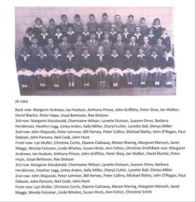 Photograph, Class 2R 1963, Norwood High School, Ringwood, Victoria
