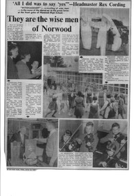 Newspaper - Clipping, "Witenagemot" - Cultural activities at Norwood High School,  Ringwood, Victoria - 1968