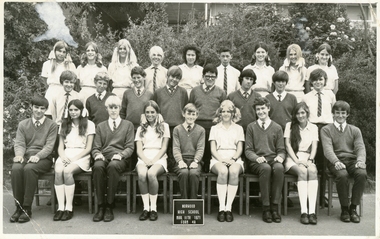 Photograph, Class 4A 1971, Norwood High School, Ringwood, Victoria