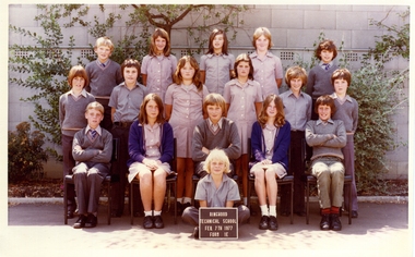 Photograph - Class Group, Ringwood Technical School 1977 Form 1E