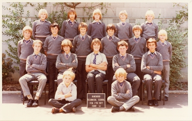 Photograph - Class Group, Ringwood Technical School 1977 Form 1J