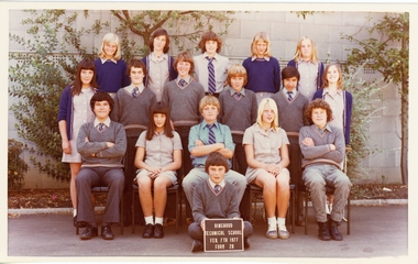 Photograph - Class Group, Ringwood Technical School 1977 Form 2B