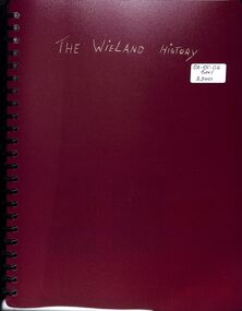 Work on paper, Copies of Photographs, certificates, titles for The Wieland of Heathmont History, published 2008