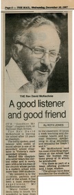 Newspaper - Clipping, Norwood High School,  Ringwood, Victoria