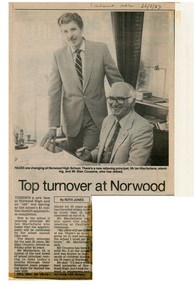 Newspaper - Clipping, Norwood High School,  Ringwood, Victoria