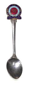 Functional object - Teaspoon - Souvenir, Commemorative teaspoon from Ringwood State School 2977, Ringwood