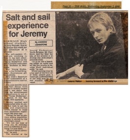 Newspaper - Clipping, Norwood High School,  Ringwood, Victoria