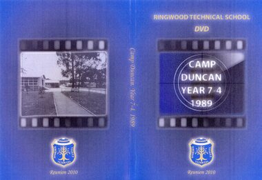 Film - DVD, Ringwood Technical School-Camp Duncan 1989, Year 7.4; Ozone Day incl News from Channels 2, 7 and 9, 1989