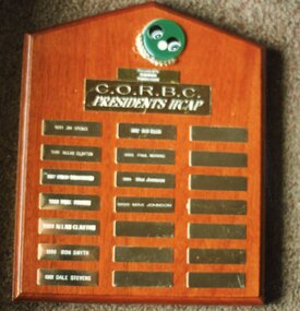 Photograph, Ringwood Bowls Club - Shield presented by Probus Club of Ringwood- 1986. Mens President Handicap
