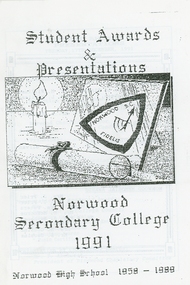 Programme, Norwood High School/Secondary College, Ringwood, Victoria, Student Awards and Presentations -- December 1991