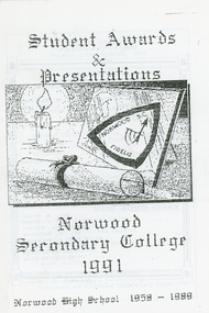 Programme, Norwood High School/Secondary College, Ringwood, Victoria, Student Awards and Presentations -- December 1991