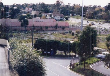 Photograph, Ringwood Bowls Club- Demolition of old Club and greens, 1993