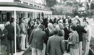 Photograph, Ringwood Bowls Club- Gathering for the Jubilee Year opening of the new greens, 1st September, 1979