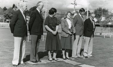 Photograph - Ringwood Bowls Club- Gathering for the Jubilee Year opening of the new greens , 1st September, 1979, Ringwood Bowls Club- Inaugural Committee members, 1929