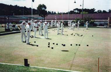 Photograph, Ringwood Bowls Club- The last Men's Friday Triples at Miles Avenue, 1997