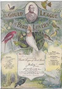 Certificate, Gould League Bird Lovers of Victoria certificate (c 1935) for Phyllis Raredon (Ringwood Primary School)