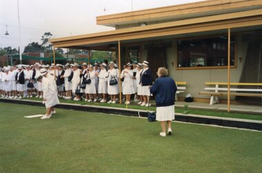 Photograph, Ringwood Bowls Club- Ladies Section, Opening Day, 1995/96 season