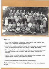 Photograph, Ringwood East State School, 1970, Grade 6