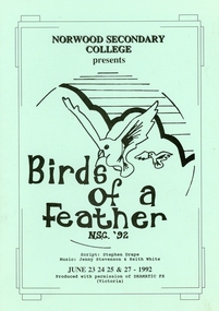 Programme, Norwood High School/Secondary College, Ringwood, Victoria