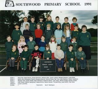 Photograph, Southwood Primary School, 1991, Grade 1 photo