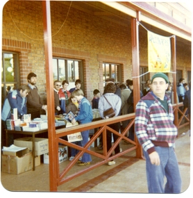 Photograph, Apex Club fund raising Book Sale, RIngwood c1980