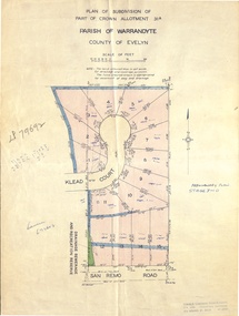 Document - Real Estate Folder, Savernake Estate, Ringwood, Victoria - Stage two - circa 1967