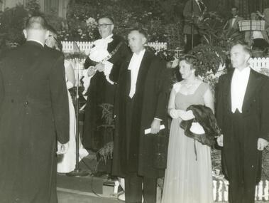 Photograph, Ringwood Proclamation Ball, March 1960 with Mayor Cr. AG Lavis