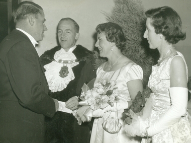 Photograph, Ringwood Charity Ball, March 24th, 1961 –Mayor Horman and Mayoress Gwen Horman