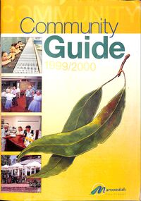 Book, Community Guide 1999/2000 Maroondah City Council, Ringwood Victoria