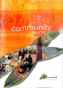 Book, Community Guide 2002/2003 Maroondah City Council, Ringwood Victoria