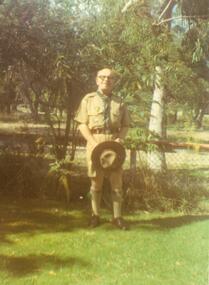 Photograph, Corrie Oke at Gilwell Park (Scouting Park in Gembrook) in 1970