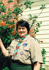 Photograph, Ida Oke at Rob's 50-year Scouting Award