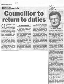 Newspaper, Scrapbook Clipping, Library Collection, Ringwood, Victoria