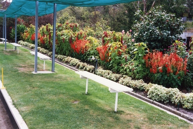 Photograph, Ringwood Bowling Club- Gardens around greens, 1992