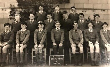 Photograph - Group, Ringwood Technical School 1967 Form 1D, c 1967