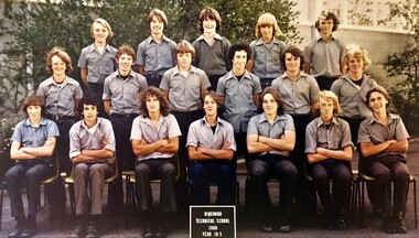 Photograph - Group, Ringwood Technical School 1980 Year 10.5