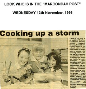 Article, Cooking Up a Storm