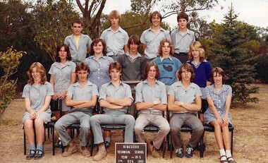 Photograph - Group, Ringwood Technical School 1983 Year 10.5