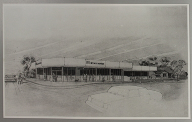 Photograph, State Bank Artist's Impression, Warrandyte Road, Ringwood North