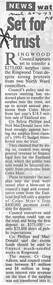 Newspaper, Scrapbook Clipping, Library Collection, Ringwood, Victoria