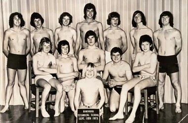 Photograph - Group, Ringwood Technical School 1973 Boys Swimming Team