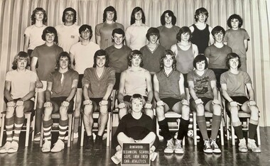 Photograph - Group, Ringwood Technical School 1973 Senior Athletics Team