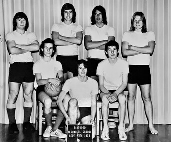 Photograph - Group, Ringwood Technical School 1973 Basketball Team