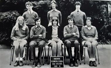 Photograph - Group, Ringwood Technical School 1975 Form 4E, 11/2/1975