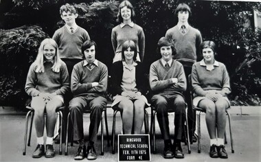 Photograph - Group, Ringwood Technical School 1975 Form 4E