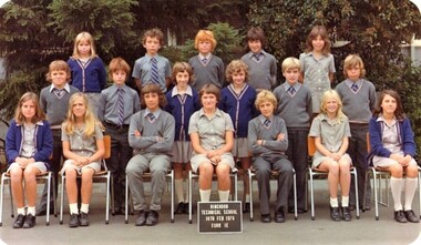 Photograph - Group, Ringwood Technical School 1976 Form 1E, c 1976