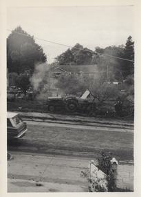 Photograph, Mrs Lydia Mary Honeyman's home at 82 Ringwood St Ringwood being demolished in June 1970