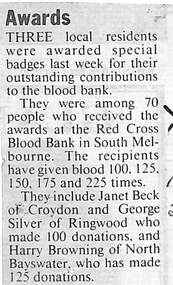 Newspaper, Scrapbook Clipping, Library Collection, Ringwood, Victoria