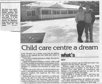 Newspaper, Scrapbook Clipping, Library Collection, Ringwood, Victoria