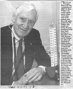 Newspaper, Scrapbook Clipping, Library Collection, Ringwood, Victoria